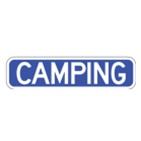 Camping sign