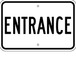 Entrance sign