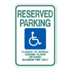 (Hawaii) Handicap Reserved Permit Only Fine