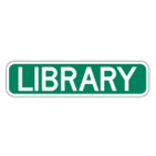 Library sign
