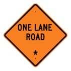 One Lane Road (Custom Distance)