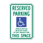 (Wisconsin) Handicap Reserved Permit Only Fine
